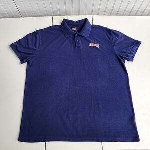 Le Tigre Men's Navy Blue Pullover Short Sleeve Polo Shirt 100 % Cotton  Sz XXL